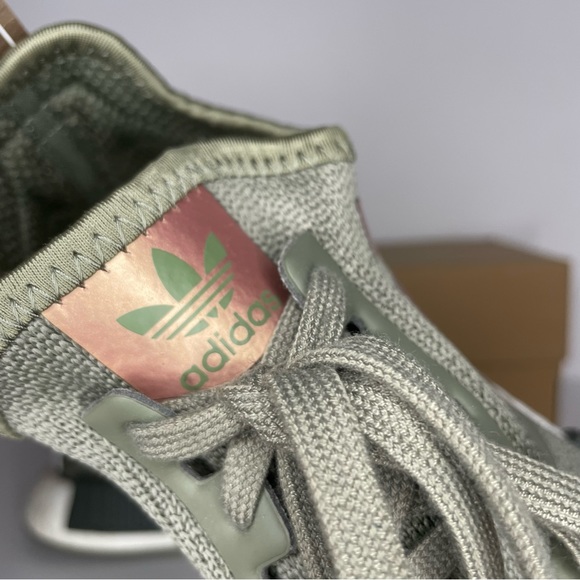 SOLD- Womens adidas NMD R1 Athletic Shoe - Legacy Green / Copper - Picture 6 of 12